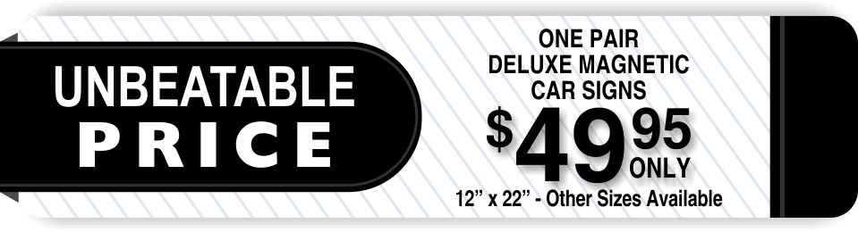 magnetic car signs coupon